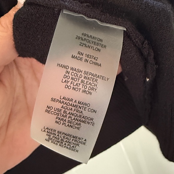 Black Floral Women's Cardigan by Aaeda - Size Large - Picture 5 of 7